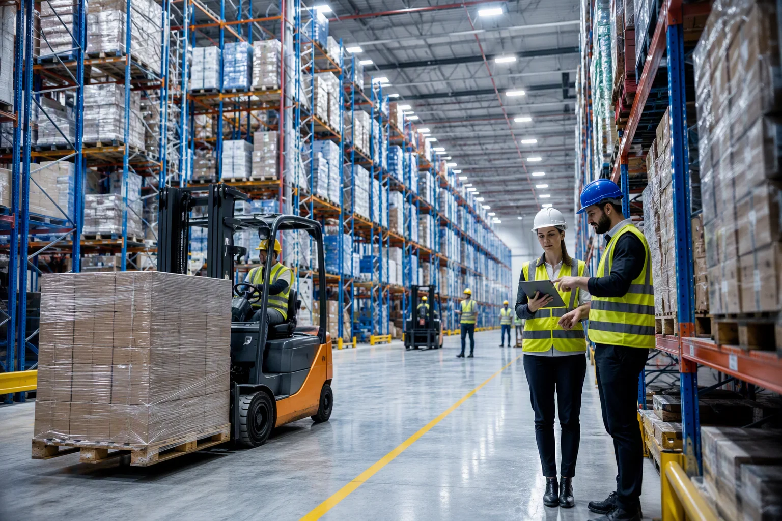 Logistics scene